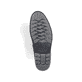 Tiefschwarze Rieker Herren Schnürstiefel F4521-46 mit einem Reißverschluss. Schuh Laufsohle.
