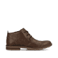 Karamellbraune Rieker Herren Schnürschuhe B1340-22 mit einer robusten Profilsohle. Schuh Innenseite