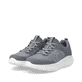 Graue Rieker Sport Herren Sneaker Low U4400-40. Schuhpaar seitlich schräg.