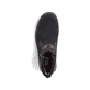 
Graphitschwarze Rieker Herren Kurzstiefel 37770-00 mit einer robusten Profilsohle. Schuh von oben