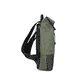 Rieker Rucksack H1426-52 in Grün mit Innenfach, mattem Finish, Reißverschluss und Handyfach. Rechtsseitig.