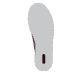 Rote Rieker Damen Sneaker Low N49C2-33 mit einer Schnürung. Schuh Laufsohle.