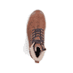 Braune Rieker Herren Schnürstiefel 39442-24 mit wasserabweisender TEX-Membran. Schuh von oben.