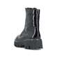 Braunbeige Rieker Damen Stiefeletten Y2594-20 mit Reißverschluss sowie Blockabsatz. Schuh Innenseite