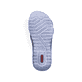 Blaue Rieker Herren Pantoletten 21999-14 mit der Extraweite H 1/2. Schuh Laufsohle.