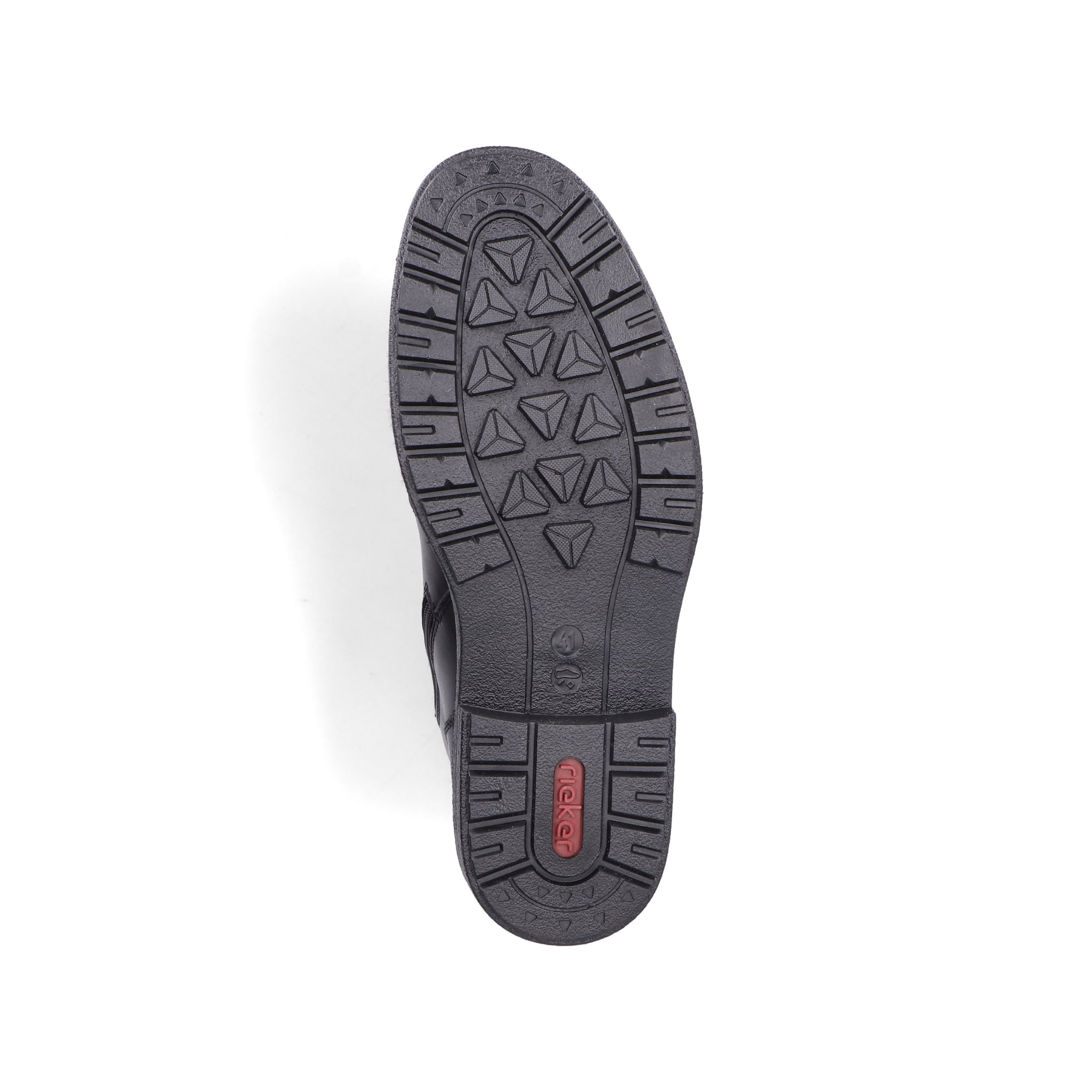 Schwarze Rieker Herren Schnürstiefel 33143-00 aus Glattleder. Schuh Laufsohle.