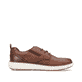 Kastanienbraune Rieker Herren Schnürschuhe B3301-22 mit einer leichten Profilsohle. Schuh Innenseite