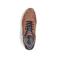 Braune Rieker Herren Schnürschuhe 11928-25 mit der Komfortweite G 1/2. Schuh von oben.