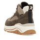 Beige Rieker Damen Schnürstiefel W0066-64 mit wasserabweisender TEX-Membran. Schuh Außenseite gespiegelt.