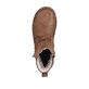 
Zimtbraune Rieker Damen Kurzstiefel Z3772-22 mit einer schockabsorbierenden Sohle. Schuh von oben