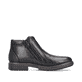 Schwarze Rieker Herren Kurzstiefel 33160-00 aus Glattleder. Schuh Innenseite.