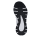 Weiße Rieker Damen Sneaker Low M6501-80 mit einer Schnürung sowie Komfortweite G. Schuh Laufsohle.