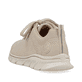 Weiße vegane Rieker Damen Sneaker Low 54022-80 mit einer Schnürung. Schuh von hinten.