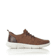 Braune Rieker Herren Slipper B7588-24 mit Gummizug sowie der Komfortweite G 1/2. Schuh Innenseite.