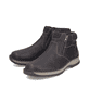 Braune Rieker Herren Kurzstiefel 05362-25 aus Glattleder. Schuhpaar seitlich schräg.
