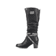 Ozeanblaue Rieker Damen Hochschaftstiefel 94791-14 mit einer robusten Profilsohle. Schuh Innenseite