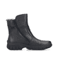Schwarze Rieker Damen Kurzstiefel Z7263-00 aus Glattleder. Schuh Innenseite.