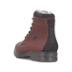 Dunkelbraune Rieker Herren Schnürstiefel 33420-26 aus Glattleder. Schuh von hinten.