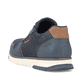 
Ozeanblaue Rieker Herren Slipper B2052-14 mit Elastikeinsatz sowie einer Profilsohle. Schuh von hinten