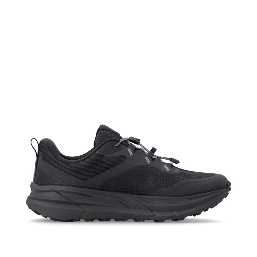 Schwarze Rieker Sport Herren Sneaker Low U4502-00. Schuh Innenseite.