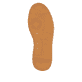 Beige waschbare Rieker Herren Slipper U1103-62 mit einer super leichten Sohle. Schuh Außenseite gespiegelt.