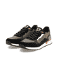 Grüne Rieker Herren Sneaker Low U0308-54 mit wasserabweisender Nano-Beschichtung. Schuhpaar seitlich schräg.