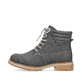 Ozeanblaue Rieker Damen Hochschaftstiefel 94791-14 mit einer robusten Profilsohle. Schuh Innenseite