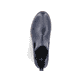 Dunkelblaue Rieker Damen Chelsea Boots 79450-14 mit einem Gummizug. Schuh von oben.