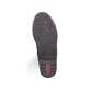 Dunkelbraune Rieker Damen Kurzstiefel 75460-24 aus Rauleder mit Reißverschluss. Schuh Laufsohle.