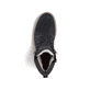 
Tiefschwarze Rieker Herren Schnürstiefel F3832-00 mit einer robusten Profilsohle. Schuh von oben