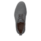 Graue Rieker Herren Slipper 14450-42 mit einem Gummizug sowie Komfortweite G 1/2. Schuh von oben.