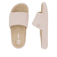 Rosane Rieker Damen Pantoletten W3250-31 mit flexibler und ultraleichter Sohle. Schuh von oben, liegend.