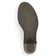 Weiße Rieker Pumps 40981-80 in Löcheroptik mit einer Schnalle. Schuh Laufsohle.