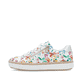 Mehrfarbige Rieker Damen Sneaker Low M2946-80 mit einem Reißverschluss. Schuh Außenseite.