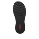 Mocassins Rieker gris pour femme 51568-45 avec logo brodé sur le côté. Semelle extérieure de la chaussure.
