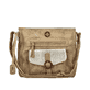 Rieker Damen Handtasche H1362-62 in Sandbeige aus Kunstleder mit Reißverschluss. Handtasche Vorderseite.