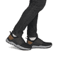 Mocassins Rieker noirs pour hommes 06058-00 avec bande élastique. Chaussure au pied.
