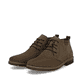 
Khakigrüne Rieker Herren Schnürschuhe 33206-26 mit Schnürung sowie einer Profilsohle. Schuhpaar schräg.