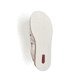 Beige Rieker Keilsandaletten 62908-60 mit Gummizug sowie schmaler Passform E 1/2. Schuh Laufsohle.