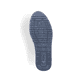 Blaue Rieker Herren Slipper 11962-14 mit einem Gummizug sowie Komfortweite G 1/2. Schuh Laufsohle.