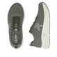 Grüne Rieker Sport Herren Sneaker Low U4101-54. Schuh von oben, liegend.