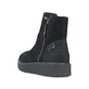Graublaue Rieker Damen Chelsea Boots X9352-14 mit einer robusten Profilsohle. Schuh Innenseite