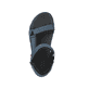 Blaue Rieker Herren Trekkingsandalen 20802-15 mit einer flexiblen Sohle. Schuh von oben.