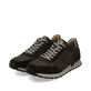 Graue Rieker Herren Sneaker Low U0305-45 mit leichter und griffiger Sohle. Schuhpaar seitlich schräg.