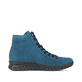 Blaue Rieker Damen Schnürstiefel 59010-12 mit wasserabweisender TEX-Membran. Schuh Innenseite.