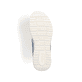 Blaue Rieker Damen Trekkingsandalen 64066-14 mit einem Klettverschluss. Schuh Laufsohle.