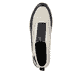 Baskets montantes Rieker beiges pour femme N6352-60 avec fermeture éclair. Semelle extérieure de la chaussure.