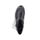 Biker Boots Rieker noires pour femme 79462-00 avec boucle décorative. Semelle extérieure de la chaussure.