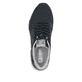 Blaue Rieker Herren Sneaker Low U1401-14 mit einer Schnürung. Schuh von oben.
