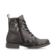 Braune Rieker Damen Schnürstiefel 74800-25 mit wasserabweisender TEX-Membran. Schuh Innenseite.